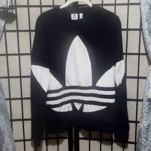 Adidas XL black and white sweater
